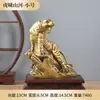 Tigre de Latón Rugiendo Trae Riqueza, Adornos del Tigre del Zodiaco, Tigre de Dinero Trepando Montaña Tigre Decoraciones de Escritorio, Mascota del Año del Tigre, Tigre de Cobre