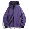 Chaqueta Exterior para Mujer 25 Nuevo Estilo Casual Tres en Uno para Figuras Menudas, Cortavientos e Impermeable, Chaqueta de Pareja de Gama Alta y Elegante