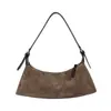 Bolsa pequena feminina transfronteiriça, bolsa tote de alta qualidade, bolsa de ombro, bolsa de ombro de nicho, bolsa transversal de luxo leve, bolsa de dumpling