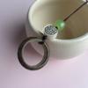 Cordón para teléfono móvil de sándalo verde y palisandro, llavero creativo con hebilla de anillo, adornos para funda de teléfono móvil, estilo antiguo, regalo para pareja para hombres y mujeres