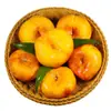 Pêssegos Chatos Arco-Íris, Pêssegos Chatos Manteiga, Frutas Frescas, Pêssegos Chatos Dourados em Óleo, Caixa de Presente Sazonal Inteira de Mengyin, Shandong