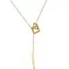 Acero de Titanio Lujo Ligero Moda Nuevo Estilo Europeo y Americano Collar para Mujer Coreano Simple Ins Tendencia Personalidad Versátil Estilo Mori Cadena para Clavícula con Borla