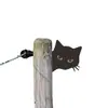 Valla para gatos de hierro forjado nueva transfronteriza para exteriores tarjeta diseño creativo decoración de patio manualidades metálicas enchufable