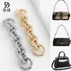 Cadena de extensión para correa de hombro de bolso de fábrica, modificación de cadena, cinturón de bolso, cadena gruesa alargada, accesorios de cadena corta DIY, compra individual