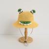 Sombrero de Paja para Niños, Lindo Sombrero para Niños, Sombrero de Sol de Verano de Ala Ancha con Dibujos Animados para Bebé, Sombrero de Playa para Niña y Niño, Malla Súper Linda