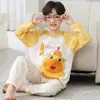 Pijama para niños, para niño, primavera y otoño, algodón nube, de manga larga, para niños mayores, de dibujos animados, conjunto de ropa para el hogar Otoño 2026