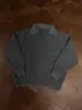 Suéter de Color Bloque Vintage de Alta Calidad, Falso Dos Piezas con Cuello en V, Estilo Perezoso Limpio, Parte Superior