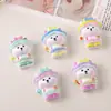 Accesorios de Resina DIY de Dibujos Animados Joyería Oso de Cinco Estrellas Pegamento de Crema Pasador Funda para Teléfono Hebilla de Zapato Llavero Colgante con