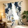 Cortinas de barra cruzada Cortinas con estampado creativo Cortinas decorativas para sala de estar y dormitorio Venta directa de fábrica venta al por mayor personalizable