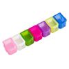 Caixa de Armazenamento de Joias para Nail Art Caixa de Coleção de Joias Mini Caixa de Remédios de 7 Dias Caixa Conveniente de Bagagem de Mão Montagem de Compartimentos