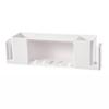 Soporte para Cepillo de Dientes Eléctrico Estante de Almacenamiento Sin Perforaciones Vaso para Enjuague Bucal de Inodoro Juego de Vasos para Cepillos Almacenamiento Montado en la Pared Herramientas Dentales