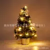Mini Árvore de Pinheiro 40cm Decoração de Feriado Decoração de Natal Enfeites Luz Presente Árvore de Natal Ano Novo Presente de Ano Novo Feriado