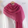 Bufanda de Algodón y Lino Burbuja de Comercio Exterior, Bufanda de Seda para Mujer, Pañuelo Versátil para la Cabeza, Bufanda Larga para Proteger del Sol, Bufanda de Color Sólido, Venta al por Mayor desde el Fabricante