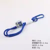 Cuerda Trenzada de Nylon de Colores Mosquetón para Hombres y Mujeres Llavero para Mochila de Exterior Funda para Teléfono Móvil Cintas para Taza de Agua Correa para Teléfono Móvil