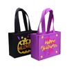 Halloween Transfronterizo Nueva Bolsa de Fieltro Bolsa de Dulces Tridimensional Portátil para Niños Barril de Almacenamiento de Calabaza Bolsa de Azúcar de Halloween