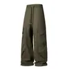 Pantalones de Nuevo Estilo Otoño 2026, Pantalones Casuales de Trabajo Blanco Crudo, Pantalones Anchos Rectos Holgados de Moda para Hombre, Pantalones Deportivos para Hombre