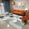 Nueva Alfombra de Piso Sala de Estar Dormitorio Lujo Ligero Alta Calidad Simple Cobertura Total Sofá Alfombra de Piso Grande Mesa de Café Limpiable Alfombra de Mesita de Noche