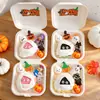 Decoración de Pastel para Caja Bento de Halloween Ojos Divertidos Cuentas de Caramelo Festival de Halloween Fiesta Horneado Disfraz