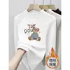 2026 Meninas Médio e Grande Infantis Outono e Inverno De Rong Tecido Escovado Top Camiseta Estilosa de Manga Longa Camada Base Gola Semi-Alta Roupa Íntima Casual