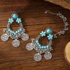 Pendientes Exóticos Transfronterizos Pendientes Clásicos con Borla Retro Pendientes Colgantes con Borla Huecos de Moda Dignificados Venta al por Mayor
