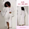 Chemise strapless com alça de corrente de diamantes, estampa de estrelas, strass, mangas de pele, conjunto de roupão, loungewear sexy 1240+872