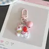 Chaveiro Sino de Cavalo Colorido de Ano Novo Pingente de Mochila Presente para Casal Melhor Amigo Acessório Ornamento Fofo de Desenho Animado