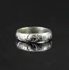 Anillo Huajie wish popular transfronterizo con patrón de flor retro, simple y moderno, anillo de vacaciones para mujer