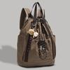 Mochila Ligera Estilo Outdoor para Hombre y Mujer Bolsa con Cordón de Gran Capacidad para Senderismo Montañismo Deportes Otoño 2024