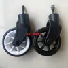 Rodas para Carrinho de Bebê, Rodas de Alta Visibilidade, Rodas Direcionais Silenciosas de PU Originais Modificadas Ampliadas