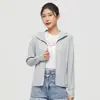 Ropa de Protección Solar con Capucha para Pareja de Hombres y Mujeres 2024 Ultra-delgada Transpirable Ligera Camisa de Protección Solar para Exteriores Pesca Protección Solar Cuero