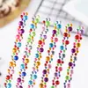 Pegatinas de gemas se pueden fijar pegatinas acrílicas para teléfono móvil creativas diy Perla dibujos animados infantiles color flor Pegatinas de Perla Diamante