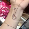 Collar de Calabaza Roja Kirin para Mujer, Chapado en Oro Rosa de 18 Quilates, Año de la Serpiente, Ágata de Fortuna y Prosperidad, Pulsera de Nácar Blanco, Pendientes, Lujo Ligero