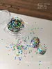 Novo Frasco de Glitter para Nail Art Estrela Colorida Hexagonal Redondo Cor Mista Ultra-Fino Adesivos Decorativos DIY para Unhas Venda por Atacado