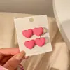 2025 Nuevo Pasador Rosa Dopamina Y2K para Mujer Clip para Flequillo Lateral Pequeño Dulce y Lindo Tocado de Moda