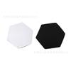 Blank Solid Color Car Water Coaster Material de Mergulho Café em relevo Impressão Car Coaster Thermal Transfer Thermal Insulation Coaster