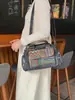 Bolso de Lona de Mezclilla Retro Nuevo 2026 con Bordado de Estilo Étnico y Piel Suave para Mujer, Bolso Cruzado, Bolso de Hombro