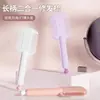 Peine para Cortar el Cabello Dos en Uno con Mango Largo, Peine para Cortar el Cabello Doble Cara Antiestático, Peine para el Cabello, Peine Portátil para Alisar el Cabello con Dientes Ajustables