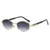Gafas de Sol Europeas y Americanas de Nuevo Estilo Poligonales con Forma de Sardina y Marco Delgado, Simples y Elegantes, Disponibles en Múltiples Colores, Gafas de Sol Clásicas y Versátiles