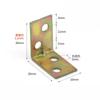 Conector Soporte de Muebles Hierro Código de Esquina Triángulo Hierro Soporte Fijo L-Forma Accesorios de Ferretería Código de Esquina Ángulo Recto de 90 Grados