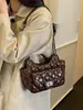 Bolso de cadena casual con patrón de diamantes de moda transfronterizo, nuevo bolso de alta calidad para el día a día 2026, bolso de hombro y cruzado de nicho