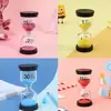 Ampulheta de Tampa Preta Atacado Temporizador de 30 Minutos Presente Criativo Companheiro de Sono Brinquedo de Funil Infantil Enfeites Ampulheta Decorativa