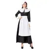 Ropa para la Vida en Granjas y Ranchos Europeos y Americanos Vestido Largo Tradicional Día del Niño Atuendo Familiar Ropa para Actuación de Sirvienta