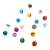 22mm cor doce 17mm pintura colorida Sino pequeno 2diy coleira de animal de estimação acessórios chaveiro bolsa pendurar Sino pequeno