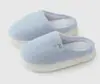 2025 Zapatillas de Conejo de Color Puro Transfronterizas Invierno Nuevas Zapatillas de Algodón para Hombres y Mujeres Hogar Interior Antideslizantes Cálidas Felpa Amor
