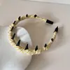 Diadema de Cuadros Coloridos con Dientes para Mujer, Diadema Alta para Lavarse la Cara, Nuevo Accesorio para el Cabello de Moda