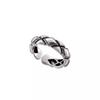 Estilo Coreano Versátil Estilo Romboidal Estilo Antiguo Anillo de Letra Luz Lujo Nicho Anillo de Dedo Retro Industria Pesada Anillo Ajustable