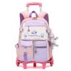 Nueva Mochila con Ruedas para Estudiante de Primaria para Niña, Gran Capacidad, Mochila con Ruedas para Estudiante de Grado 2-6, Rueda para Subir Escaleras