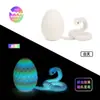 Huevo de Víbora Impreso en 3D Set Decoración de Escritorio Juguete para Niños con Articulaciones Móviles Pequeña Figura de Serpiente
