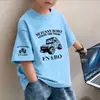 Meninos e Meninas Algodão Puro Manga Curta 2026 Verão Novo Estilo Manga Meia-Manga Roupas de Verão para Crianças de Meia-Idade e Mais Velhas Casuais Versáteis Camisetas Básicas t