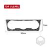 Adequado para 13-18 Subaru Forester painel de ar condicionado de fibra de carbono adesivos decorativos acessórios de modificação interior do carro